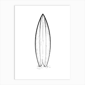 Surfboard Art Print