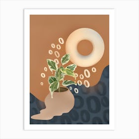 Plant In A Pot 8 Art Print