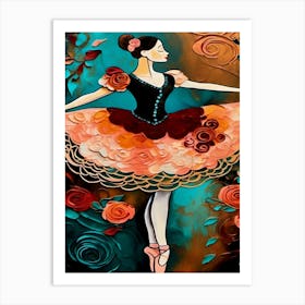 Ballerina Painting Art Print