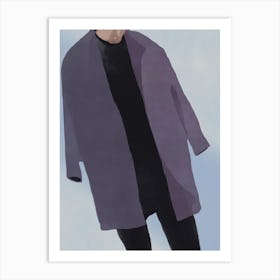 Purple Coat Art Print