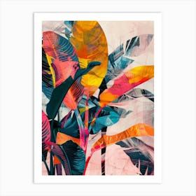 Tropical Leaves 46 Art Print