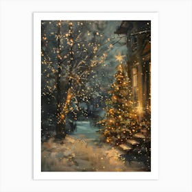 Christmas Lights Art Print