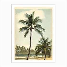 Baga Beach Goa India Vintage Art Print