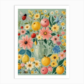 Vase of Flowers Art Print