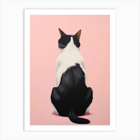 Cat Sitting Art Print