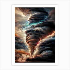 Big Storm Art Paint Art Print