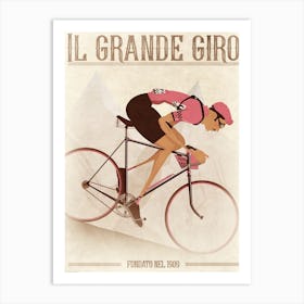 Vintage Style Giro Text Art Print