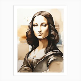 Mona Lisa 1 Art Print