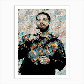 Aubrey Drake Graham Drake Art Print