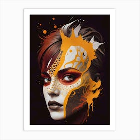 Metamorphosis of Fire and Silence Art Print