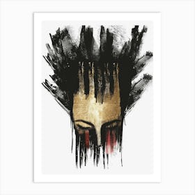 Face Of A Woman 38 Art Print