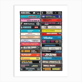 1966 Music - Cassette Print - Born in '66 Art Print