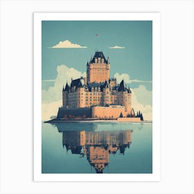 Quebec Castle Art Print
