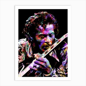 Chuck Berry Colorful my style Art Print