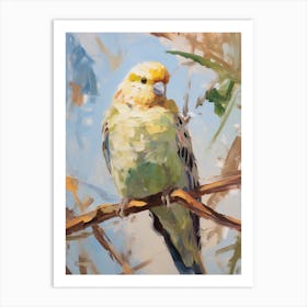 Bird Painting Budgerigar 3 Art Print