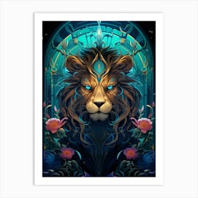 Lion Art 2 Art Print