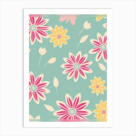 Floral Pattern 6 Art Print