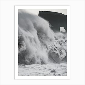 Crashing Tidal Waves Art Print