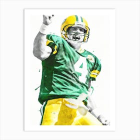 Brett Favre Green Bay 1 Art Print