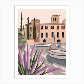 Boats By The Water Art Print