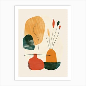 Cute Objects Abstract Collection 10 Art Print