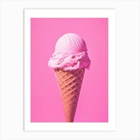 Retro Polaroid Ice Cream Inspired 3 Art Print