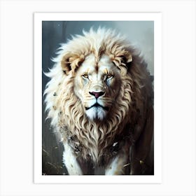 Lion art 43 Art Print