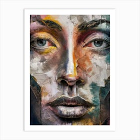 Face Of A Woman Art Print