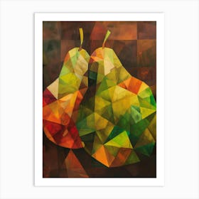 Two Pears 11 Art Print