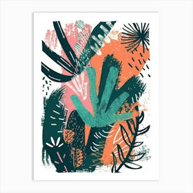 Tropical Leaves 174 Art Print