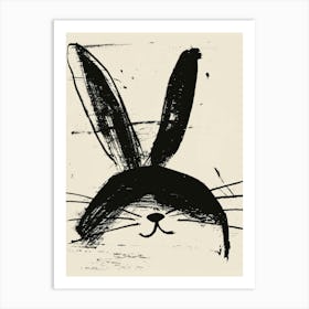 Rabbit Head Art Print