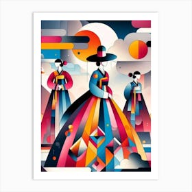 Korean Women 1 Art Print