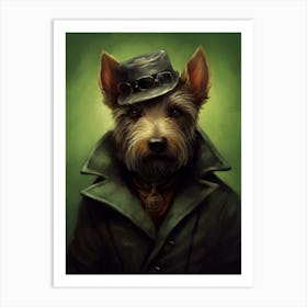 Gangster Dog Scottish Terrier 2 Art Print