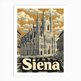 Aihrgdesign A Classic 1960s Travel Poster For Siena Showcasin 1b8aa8b6 0a76 4095 B743 A7eb42e34282 1 Art Print