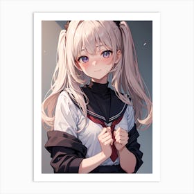 Anime Girl 1 Art Print