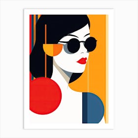 Lady, Abstract Art Print