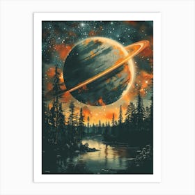 Saturn 10 Art Print