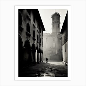 Vicenza, Italy,  Black And White Analogue Photography  3 Art Print