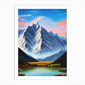 Mountains In The Sky 3 Art Print