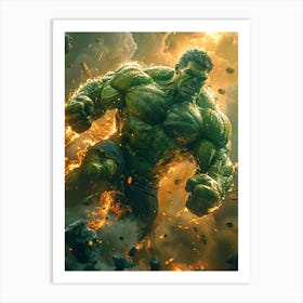 Hulk 25 Art Print