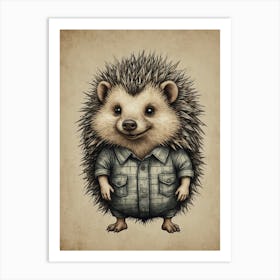 Hedgehog 23 Art Print