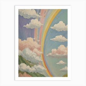 Rainbow In The Sky Art Print