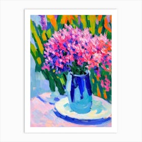 Relax And Paint Matisse Inspired Flower Art Print