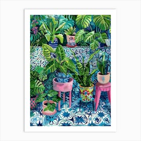 Tropical Garden 27 Art Print