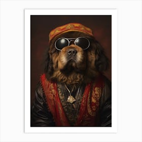 Gangster Dog Tibetan Mastiff Art Print