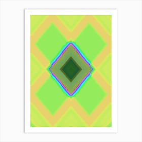 Abstract Geometric Pattern 3 Art Print