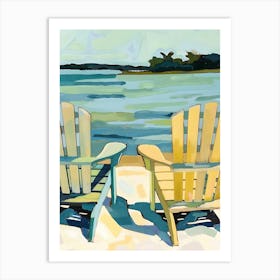 Adirondack Chairs 1 Art Print