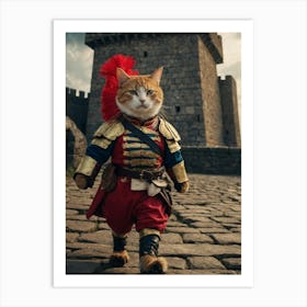 Cat In Costume 8 Art Print