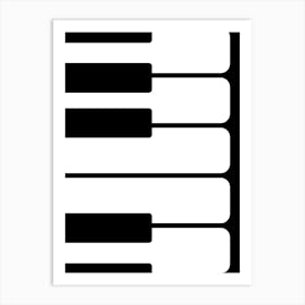 Piano Keys Art Print