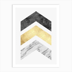 Texture geometry 3 Art Print